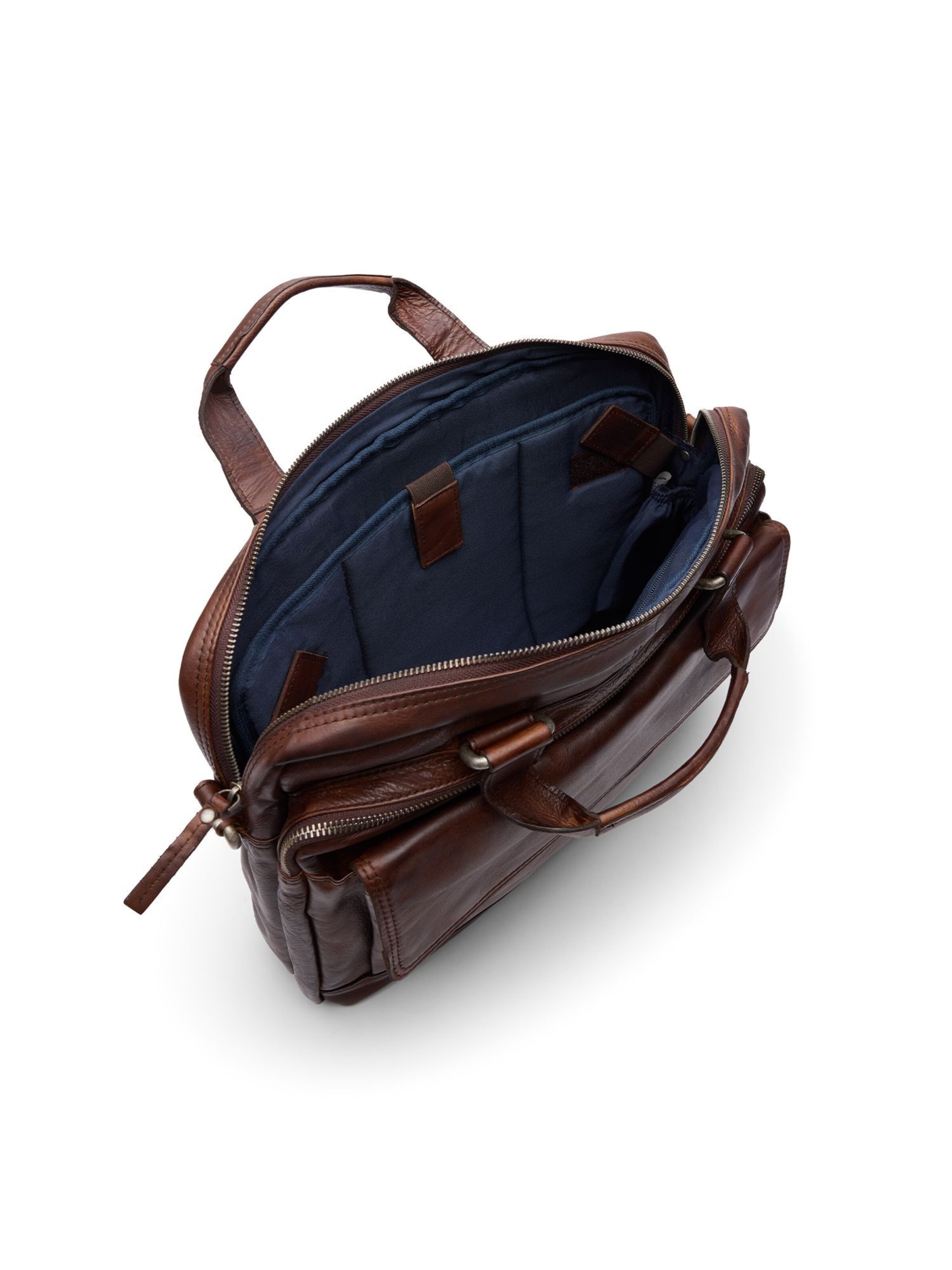 MANFIELD Laptoptas in Bruin