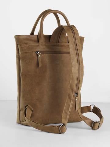 bonprix Rucksack in Braun