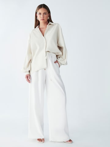 Willa Blouse 'Lagoon' in Beige