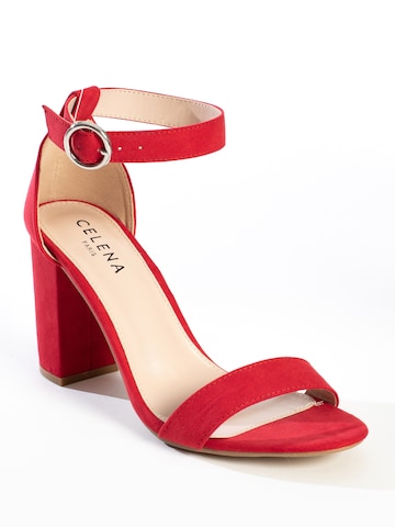 Celena - Sandalias 'Claudia' en rojo