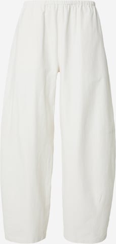 WEEKDAY Barrel Housut värissä beige: etupuoli