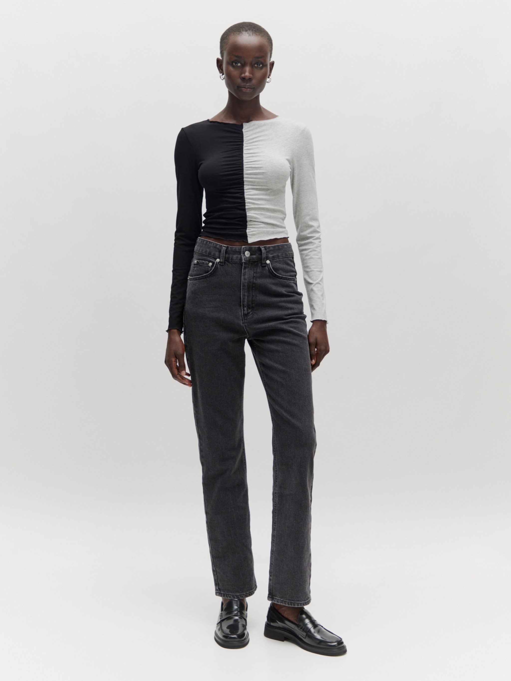 EDITED Producten Shirt 'Karolina' Grijs