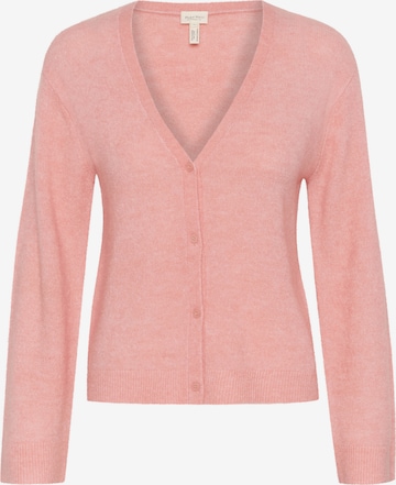 Part Two Gebreid vest 'Peytons' in Oranje: voorkant