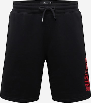 HOLLISTER Regular Shorts in Schwarz: predná strana