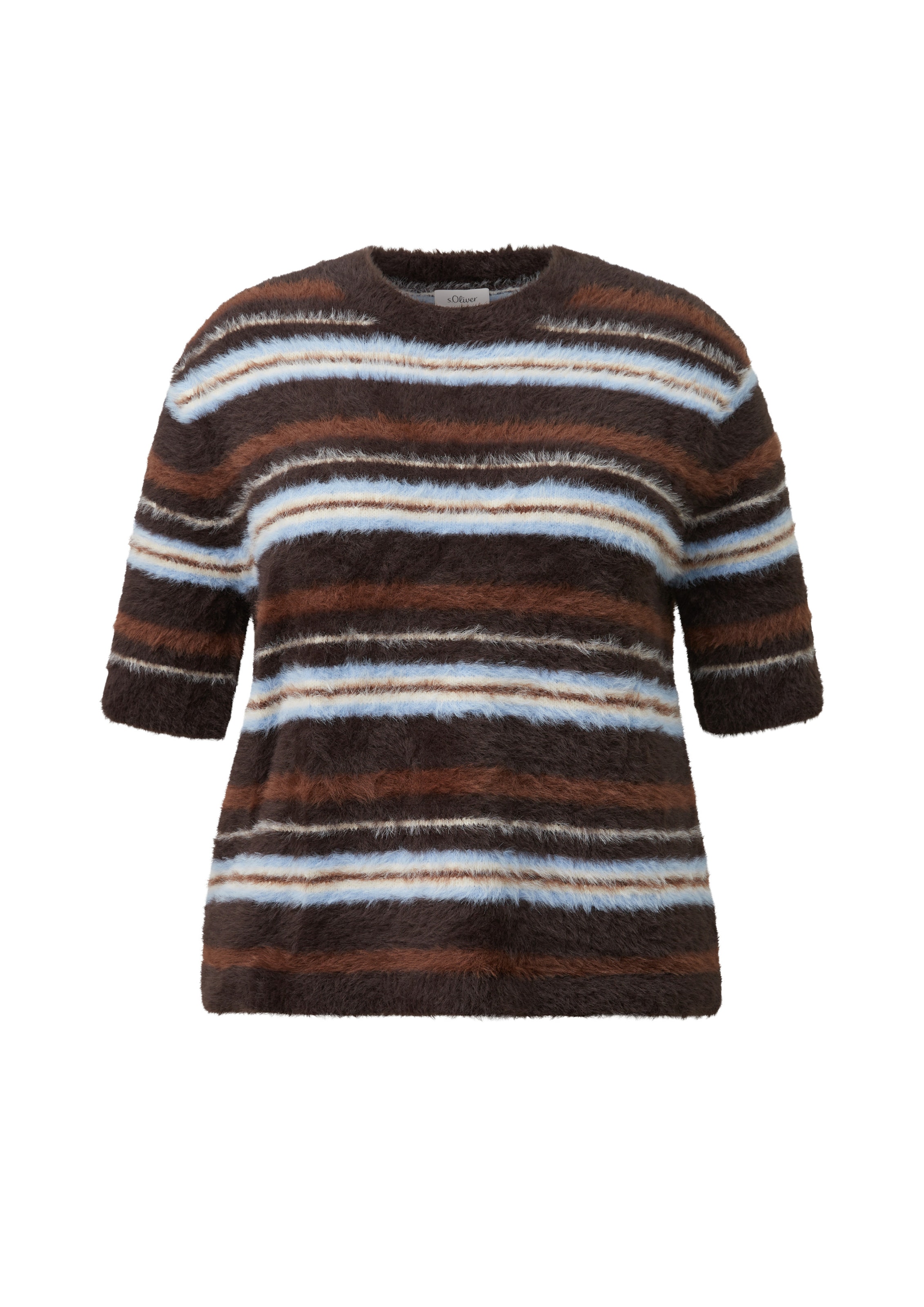Pull-over s.Oliver CURVE en marron : devant