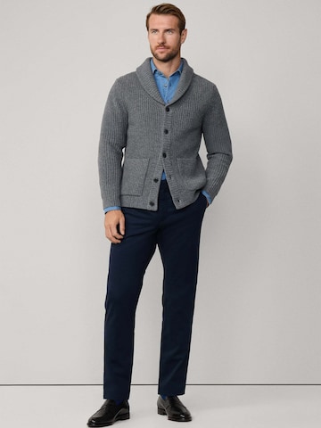 Vestes en maille Hackett London en gris