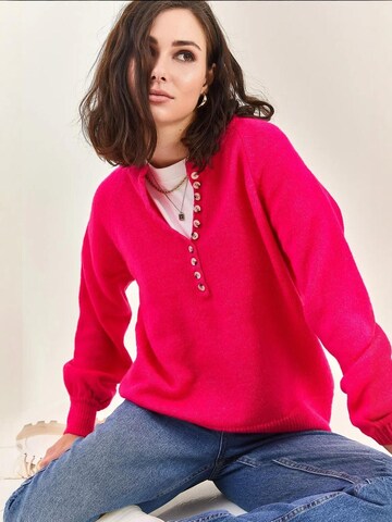 Pullover di Bianco Lucci in rosa
