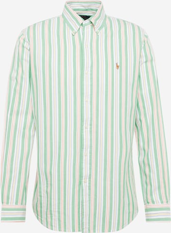 Polo Ralph Lauren - Ajuste regular Camisa en verde: frente