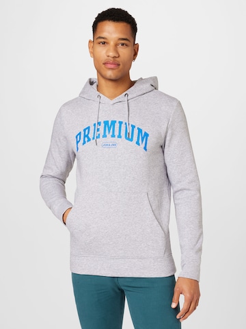 JACK & JONES Sweatshirt 'BOOSTER' in Grau: predná strana