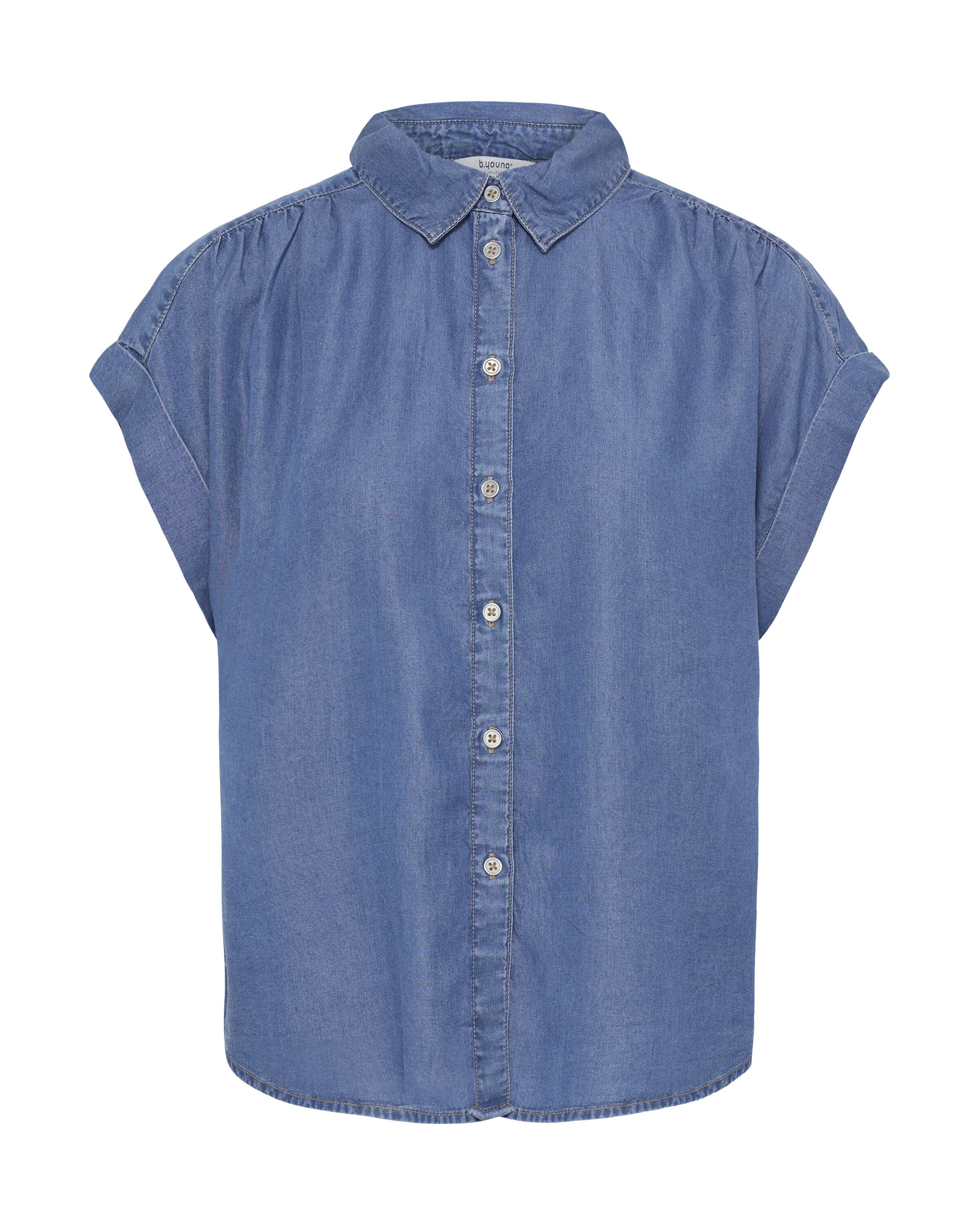 b.young Bluse 'BYKosmo' in Blau: Vorderseite