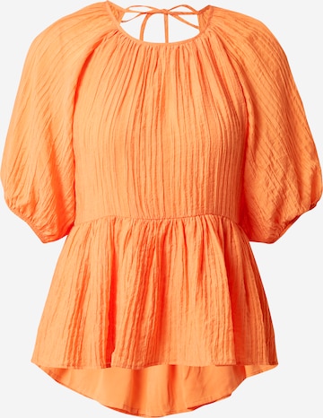 Camicia da donna 'Theodora' di mbym in arancione: frontale