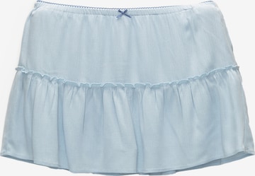 Pull&Bear Regular Skirt in Blue: front