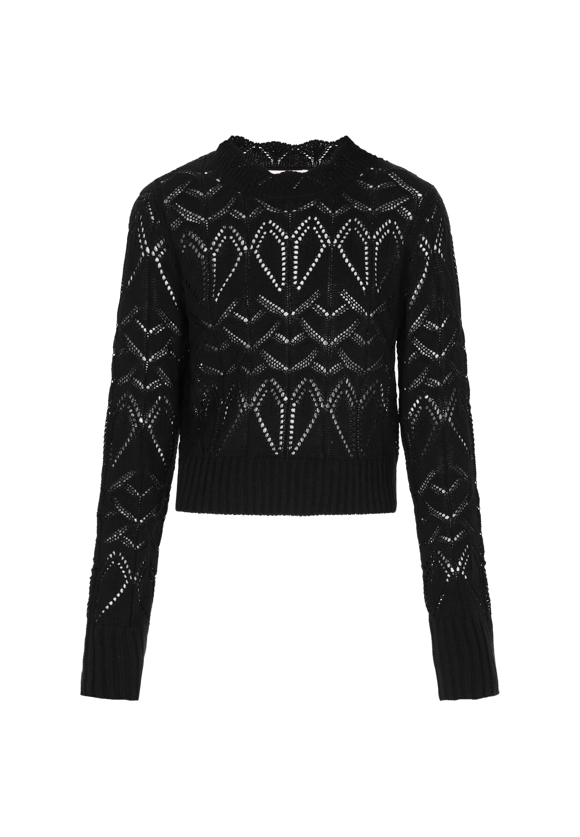 MYMO Sweater 'Young Fashion' in Black: front