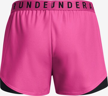 UNDER ARMOUR Regular Workout Pants 'Play Up 3.0' in Pink