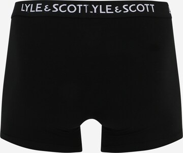 Lyle & Scott - Calzoncillo boxer 'MiIler' en negro