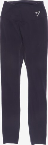 GYMSHARK Pants in S in Purple: front