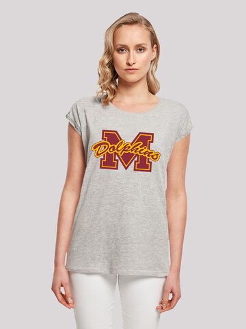 F4NT4STIC Shirt 'Sex Education M Dolphins Netflix TV Series' in Grey: front