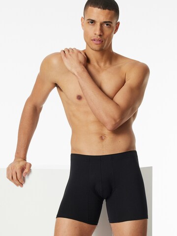 Boxers ' Premium Cotton ' SCHIESSER en noir : devant