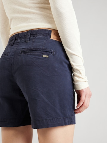 Superdry Loosefit Chino kalhoty 'CLASSIC' – modrá