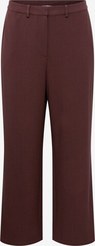 Regular Pantalon 'Elisa' Guido Maria Kretschmer Curvy en marron : devant