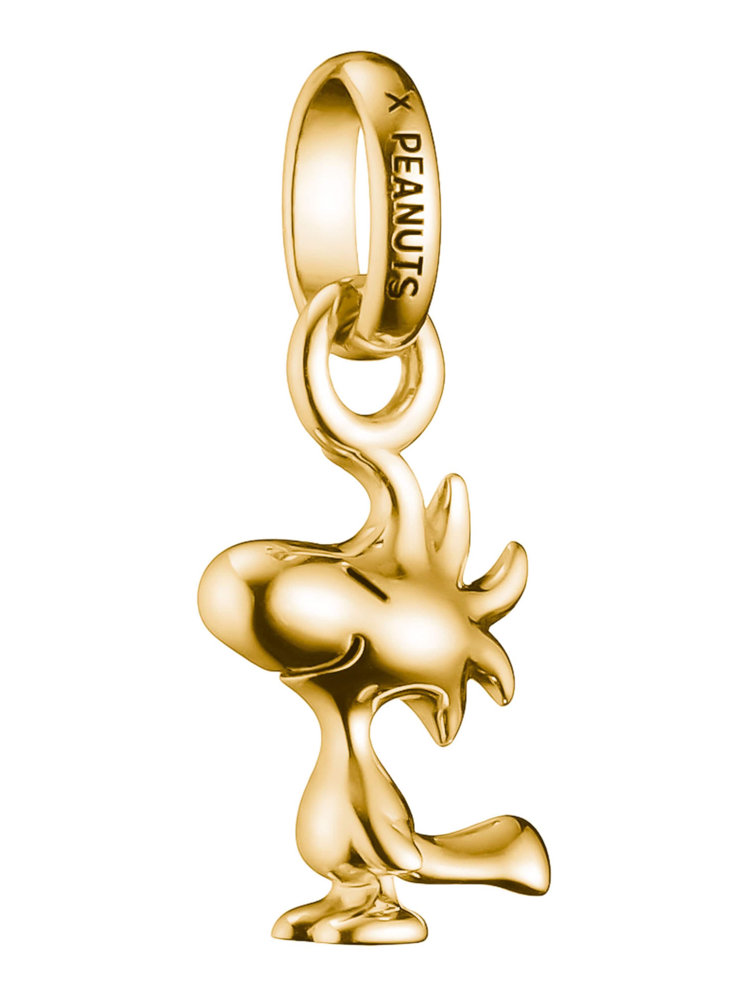Thomas Sabo Anhänger 'Woodstock Connect PEANUTS' in Gold: Vorderseite