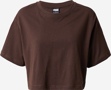 Urban Classics Shirt in Bruin: voorkant