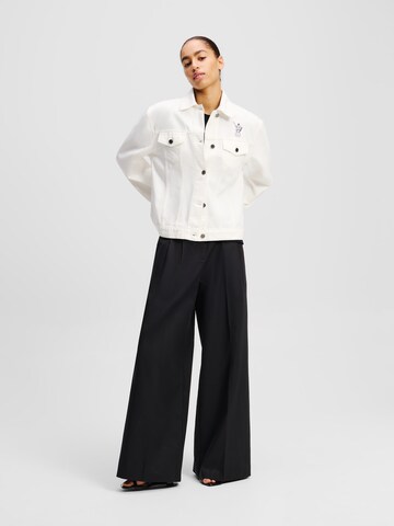 Giacca di mezza stagione 'KL x Jorge Parra' di Karl Lagerfeld in bianco