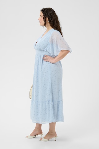 KAFFE CURVE Dress 'KClory' in Blue