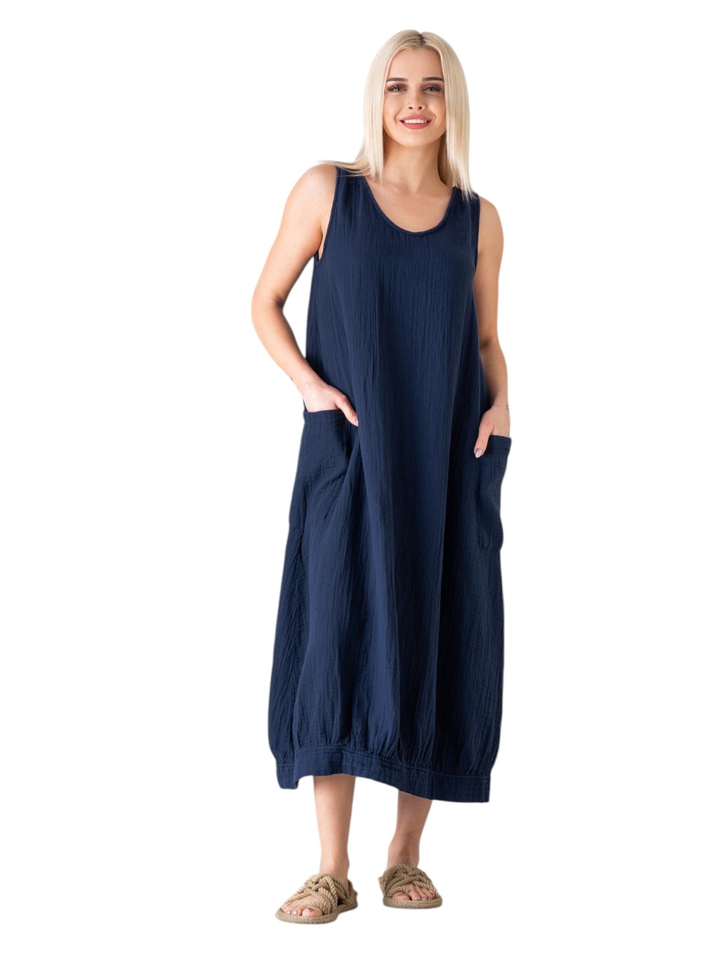 WENOR Strandkleid 'ZELMA'‌‌‌‌‌‌‌‌‌‌ in Blau