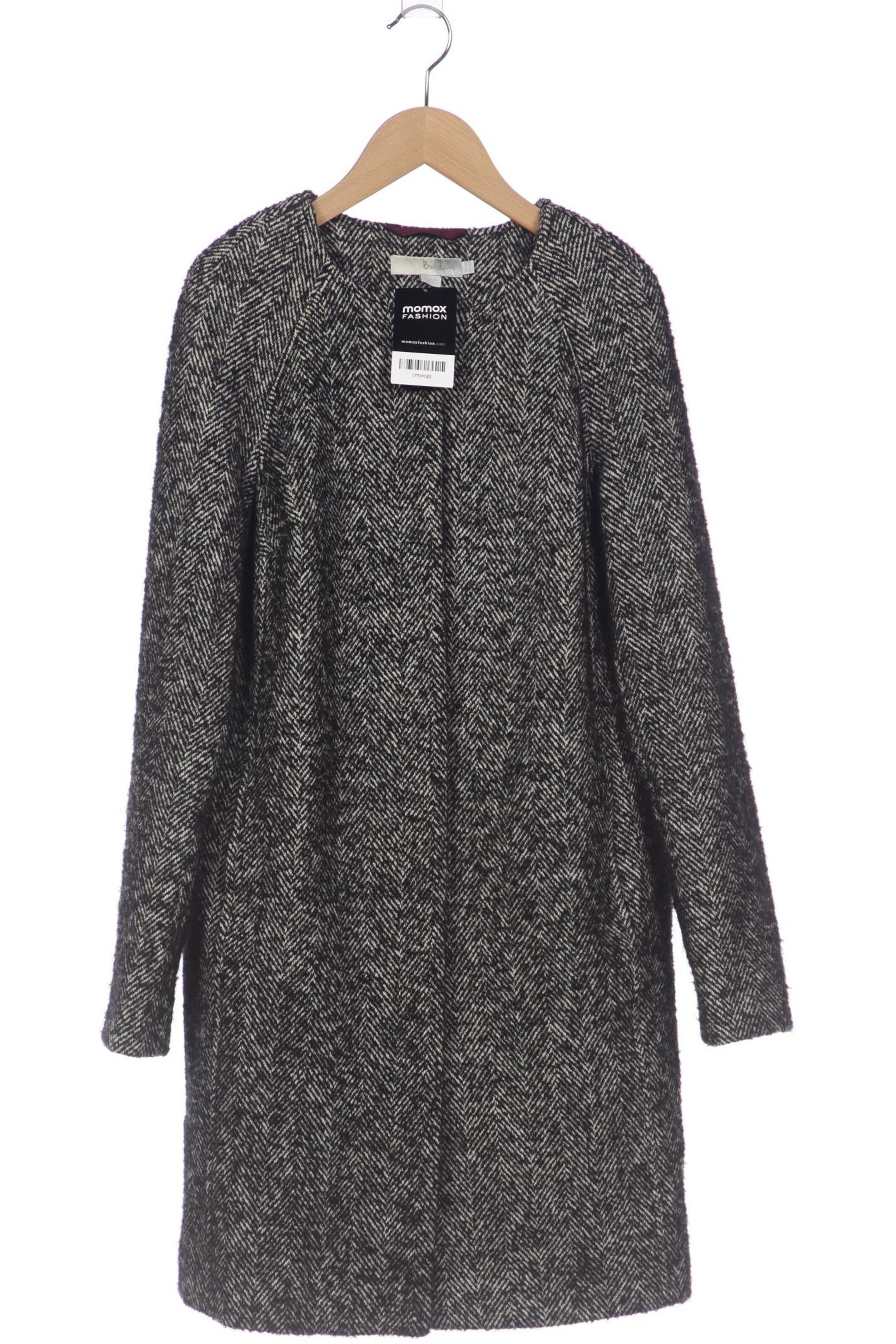 Boden Mantel XXS in Schwarz: Vorderseite