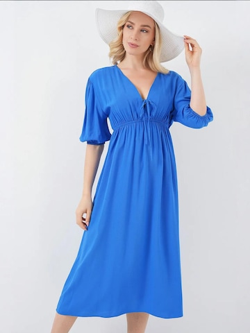 Bigdart - Vestido em azul: frente