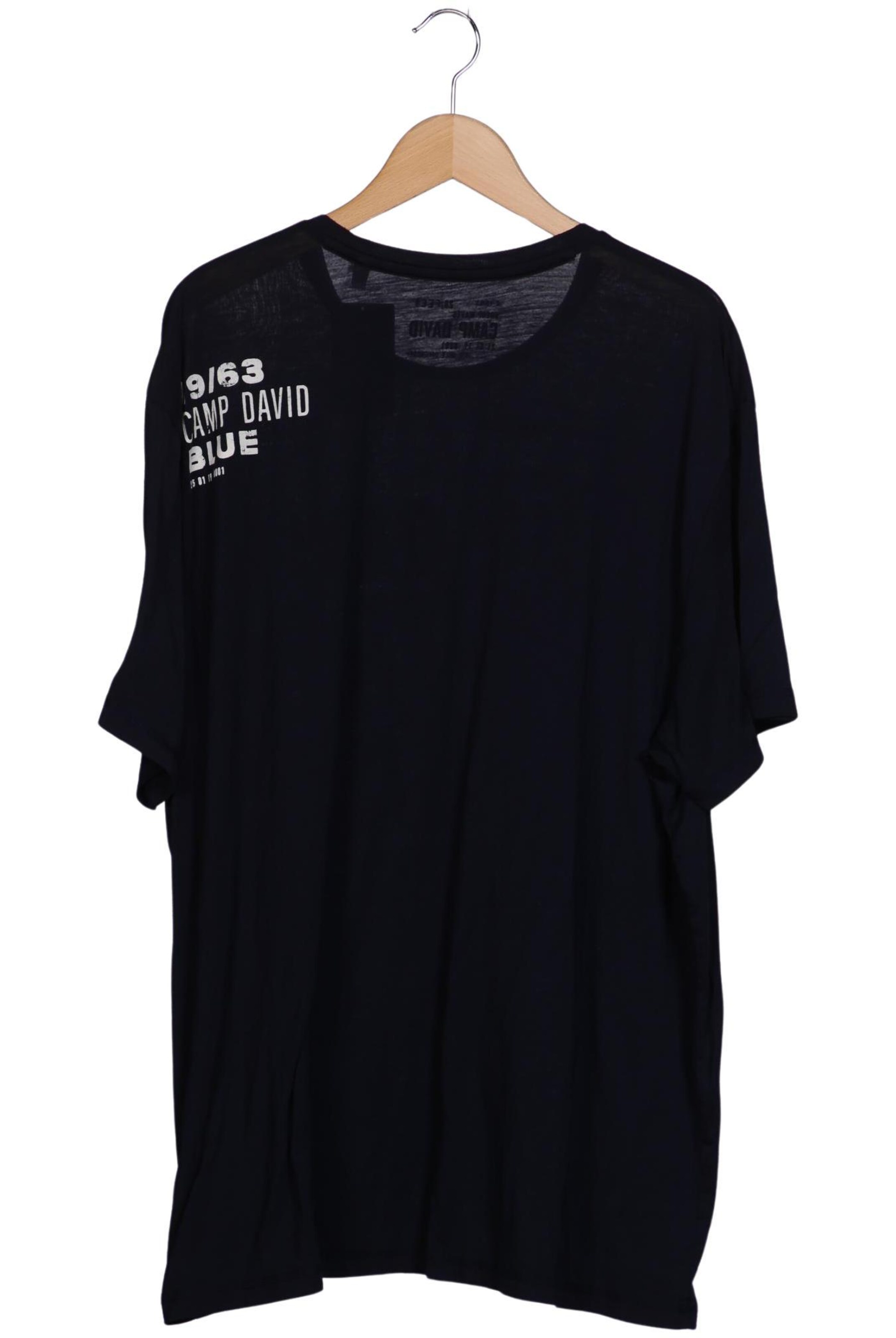 CAMP DAVID Shirt in 4XL in Blue