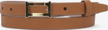 Ceinture 'Monk' LOTTUSSE en marron : devant