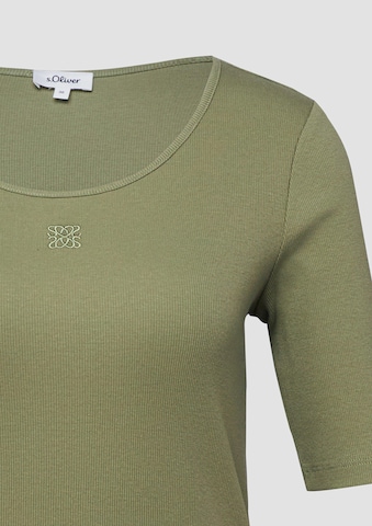 T-shirt s.Oliver en vert