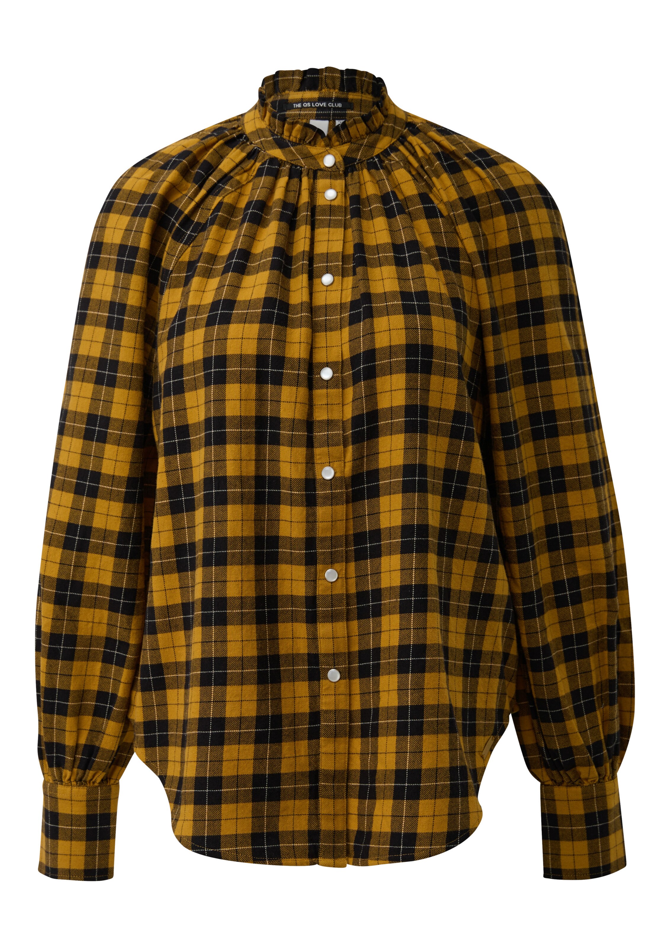 QS Blouse in Geel: voorkant