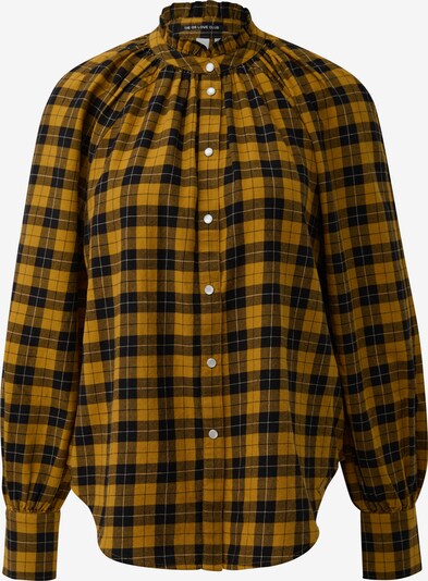QS Bluse in S in gelb / schwarz, Produktansicht