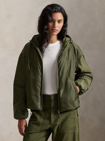 Geacă de primăvară-toamnă de la Polo Ralph Lauren pe verde: față