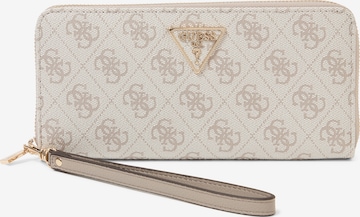 Porte-monnaies 'Laurel II' GUESS en blanc : devant