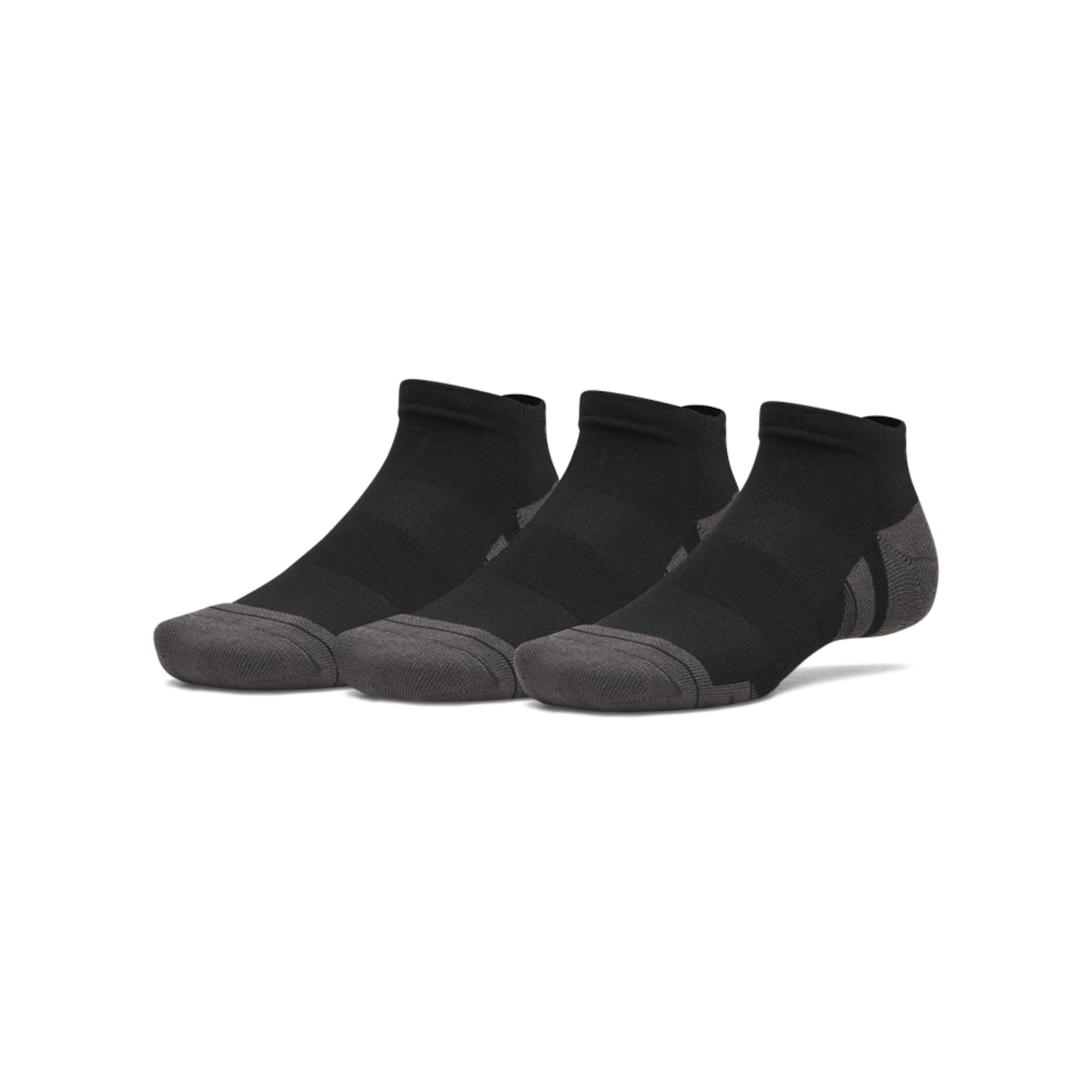 UNDER ARMOUR Athletic Socks in Black: front
