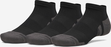 UNDER ARMOUR Athletic Socks in Black: front