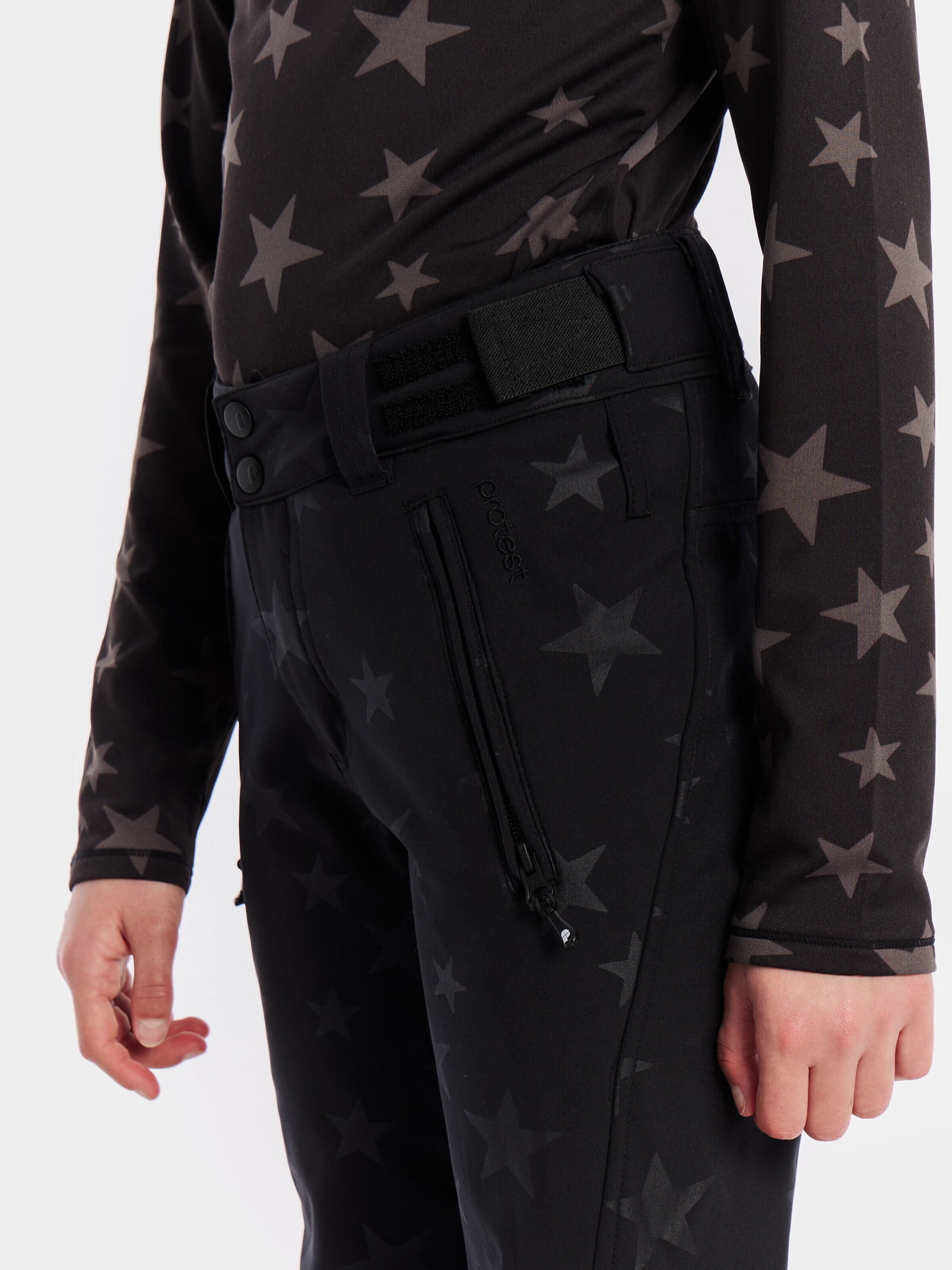 PROTEST Slim fit Sports trousers 'PRTClassys JR' in Black