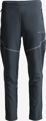 Effilé Pantalon de sport MONTERRAIN en bleu : devant