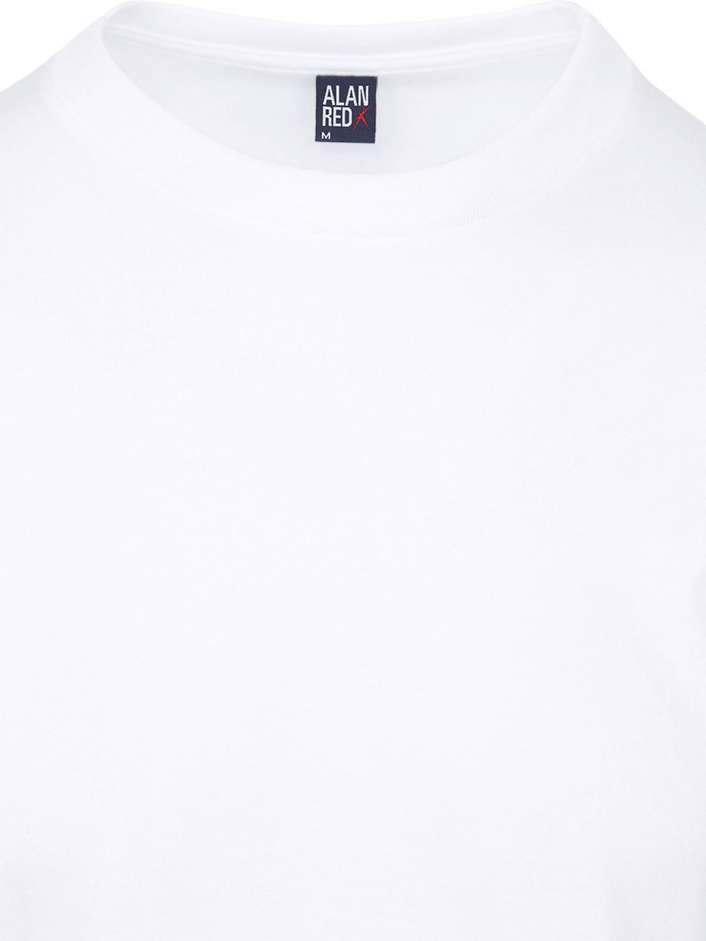 alan red Shirt 'Virginia' in White