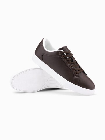 Ombre Sneakers laag in Bruin