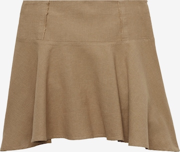 Fustă 'Tartufo' de la MANGO pe maro: față
