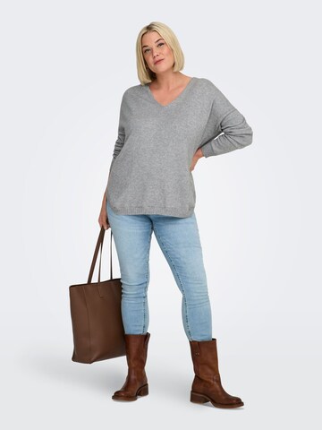 ONLY Carmakoma Sweater 'CARMargareta' in Grey