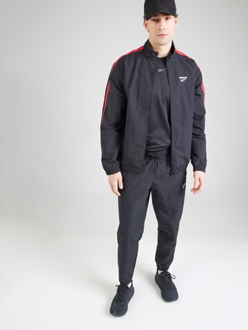 Reebok Sportjas in Zwart