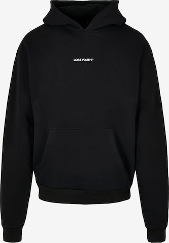 Lost Youth Sweatshirt i svart: framsida