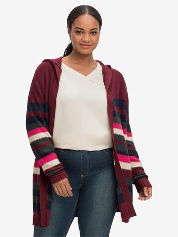 SHEEGO Knit Cardigan in Mixed colors: front