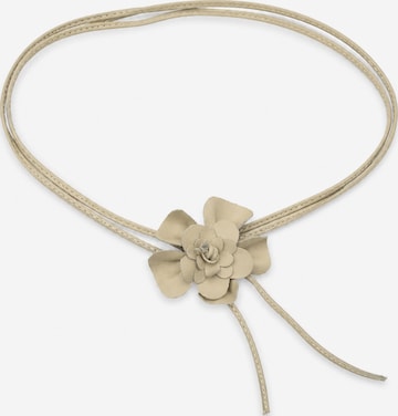 COLLEZIONE ALESSANDRO Belt 'Blüte' in Beige: front